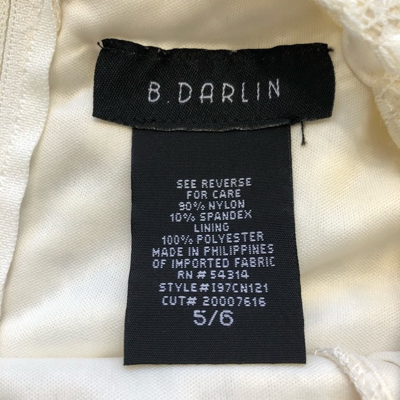 B Darling, Lace Dress, Size 5/6 - Picture 7 of 16